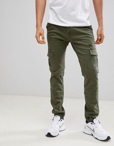 Зауженные брюки-карго с манжетами Voi Jeans - Белый 1264036