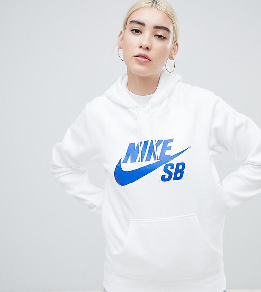 Худи белого цвета с логотипом Nike Sb - Белый 1201833