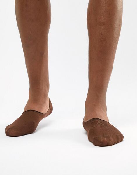 Темно-бежевые спортивные носки ASOS DESIGN - Коричневый 1246419
