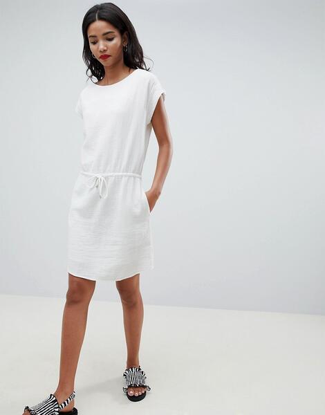 Свободное платье со шнурком Esprit - Белый EDC by Esprit 1263442