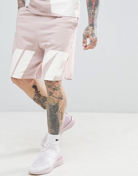 Розовые шорты Nike 885951-684 - Розовый 1208471
