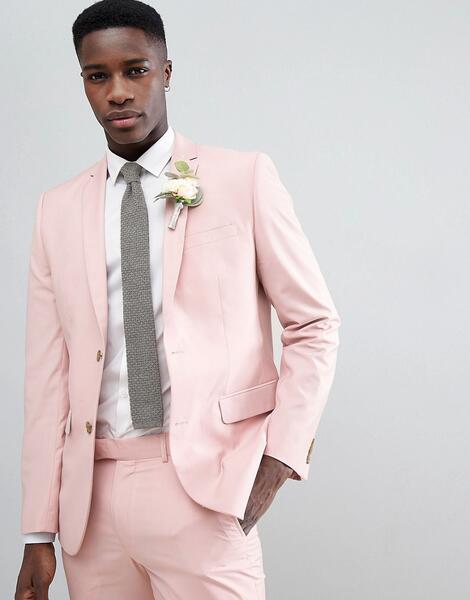 Розовый пиджак зауженного кроя Farah - Розовый Farah Smart 1290857