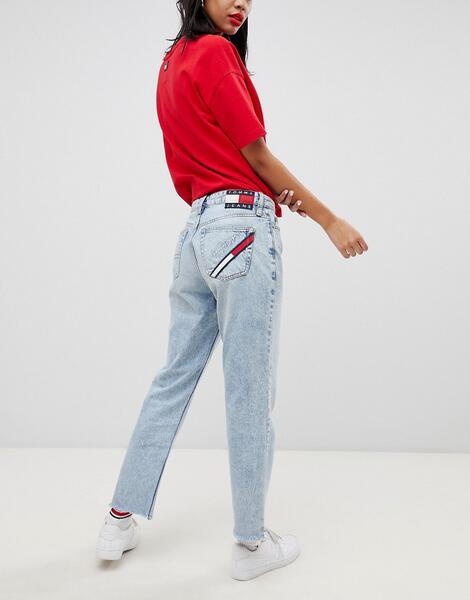 Джинсы в винтажном стиле Tommy Jeans 90s Capsule 5.0 - Синий 1280013