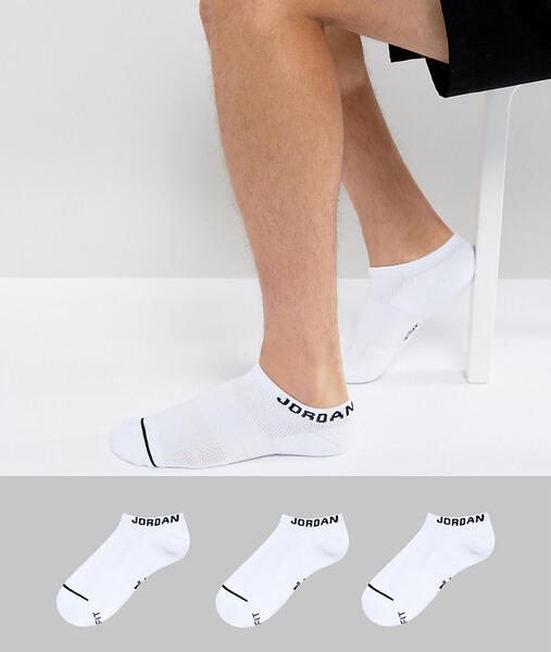 Набор из 3 пар белых спортивных носков Nike Jordan SX5546-100 - Белый 1024773