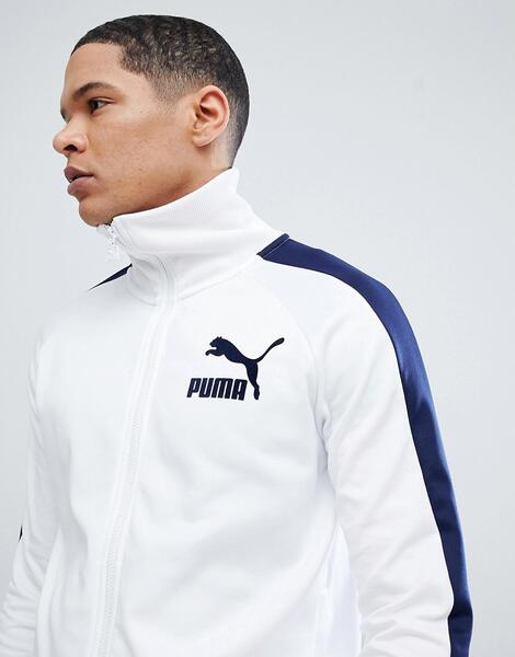 Белая спортивная куртка в винтажном стиле Puma T7 57498506 - Белый 1240173