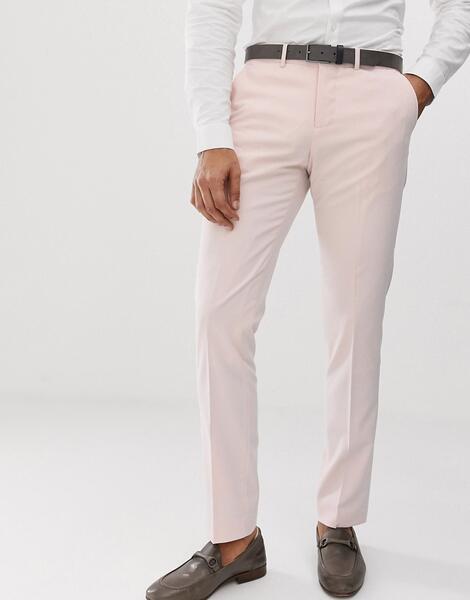 Светло-розовые облегающие брюки Lindbergh Wedding - Розовый 1276774