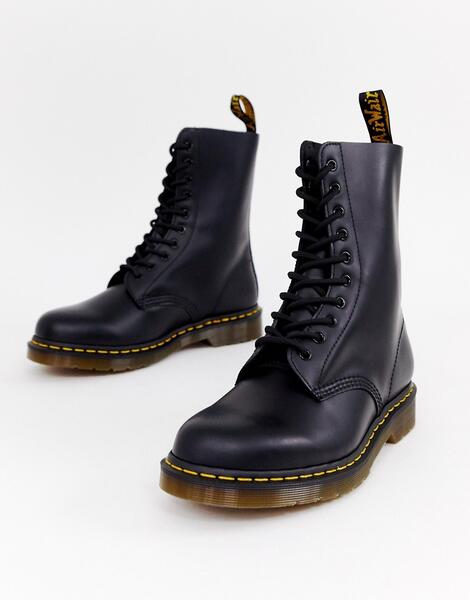 Черные ботинки с 10 парами люверсов Dr Martens 1490 - Черный Dr. Martens 1243122