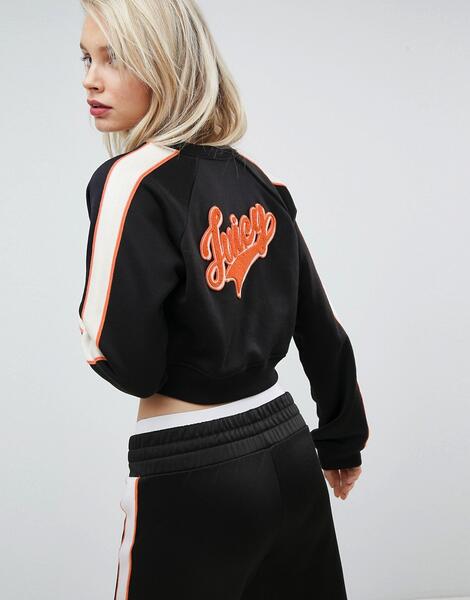 Укороченная спортивная куртка Juicy By Juicy Couture - Черный 1244576