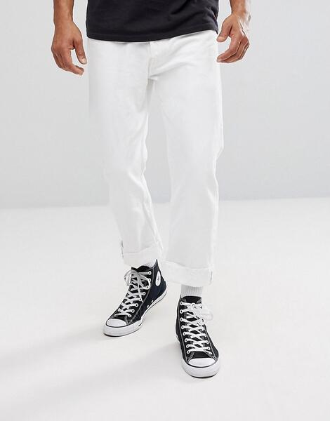 Белые укороченные джинсы суженного книзу кроя Levi's 501 - Белый Levi's® 1194419