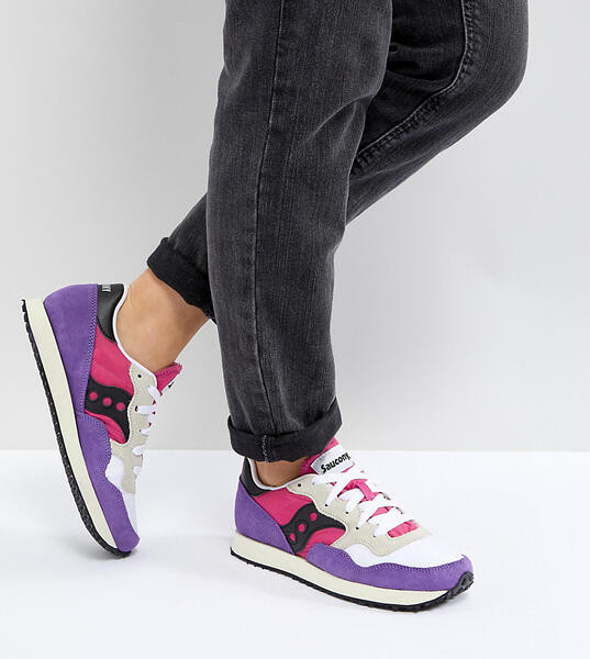 Винтажные кроссовки (розовый/фиолетовый) Saucony Dxn - Желтый 1213460
