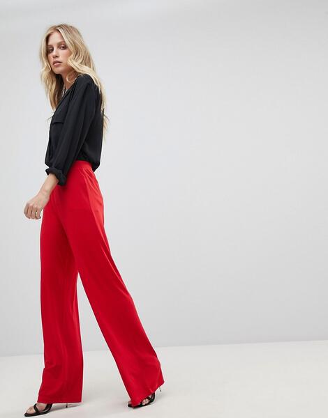 Широкие трикотажные брюки Ivyrevel - Красный 1232303