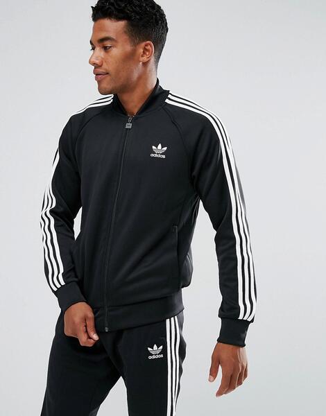 Черная спортивная куртка adidas Originals Superstar BK5921 - Черный 964373