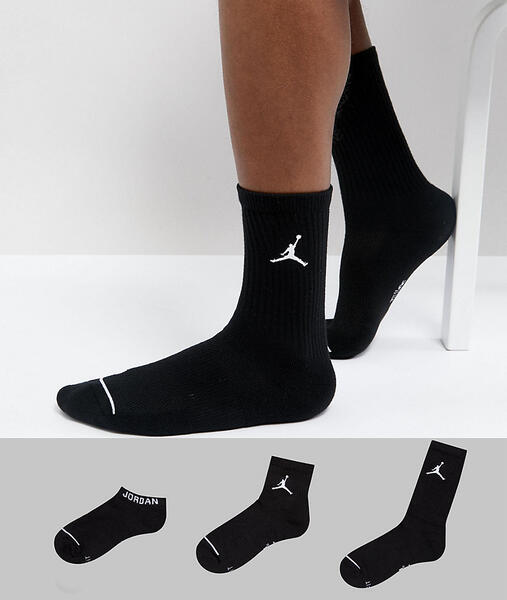 Набор из 3 пар черных носков Nike Jordan sx6274-010 - Черный 1150758
