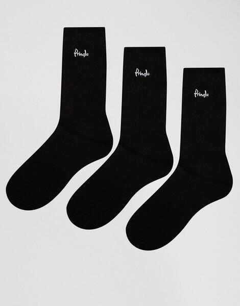 3 пары носков Pringle - Черный 659076