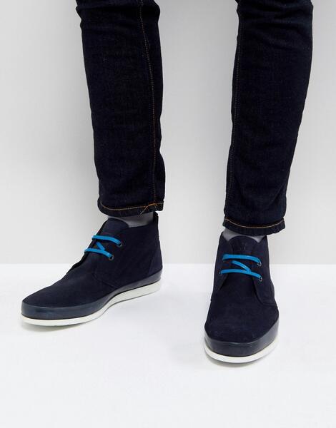 Темно-синие замшевые ботинки чукка PS Paul Smith Cleon - Темно-синий 1195399
