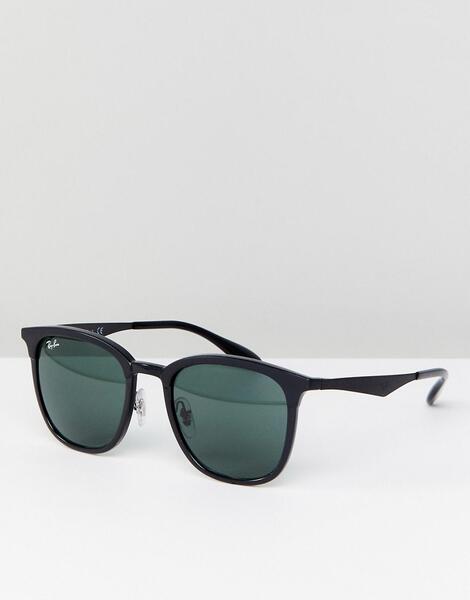 Черные квадратные солнцезащитные очки Ray-Ban 0RB4278 - 51 мм - Черный Ray Ban 1170596