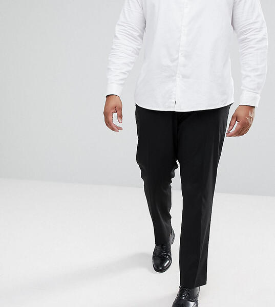Черные брюки узкого кроя ASOS PLUS - Черный ASOS DESIGN 1105045