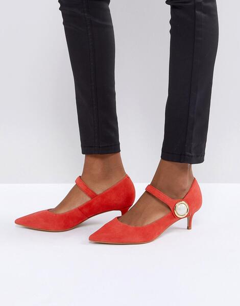 Красные замшевые туфли на каблуке-рюмочка Carvela Argonite - Красный 1172388