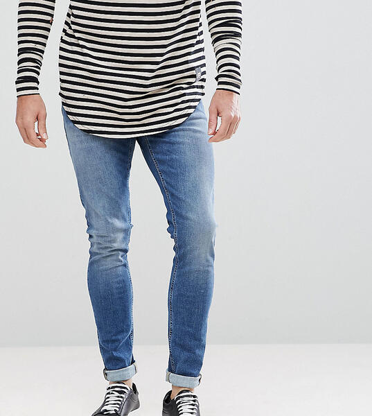 Выбеленные джинсы скинни Nudie Jeans Co - Синий 1178600