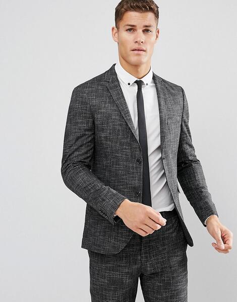 Узкий пиджак Jack & Jones Premium - Серый 1134371