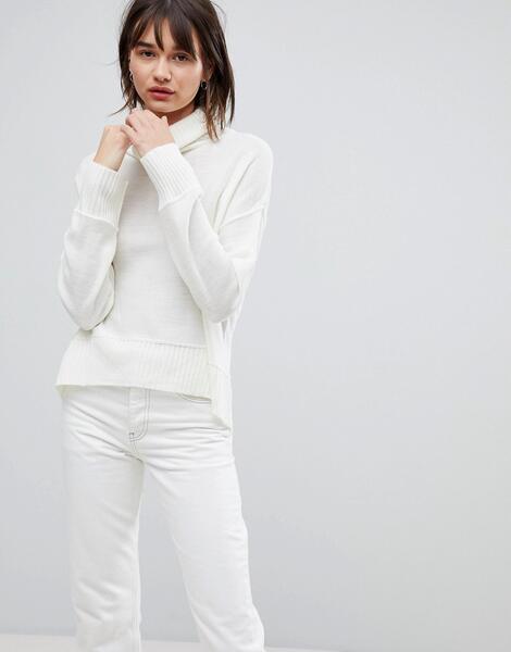 Свободный свитер с добавлением шерсти H.One - Белый 1113383