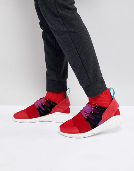 Красные зимные кроссовки adidas Originals Tubular Doom BY9397 1095924