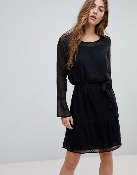 Платье из сетчатой ткани Blend She - Черный 1118180