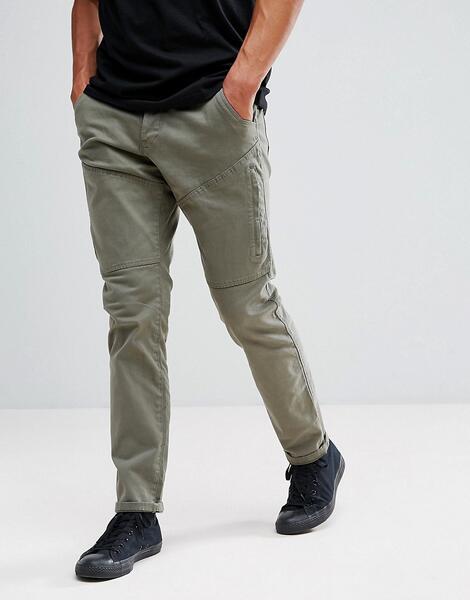 Светлые брюки-карго цвета хаки Esprit - Зеленый EDC by Esprit 1186360