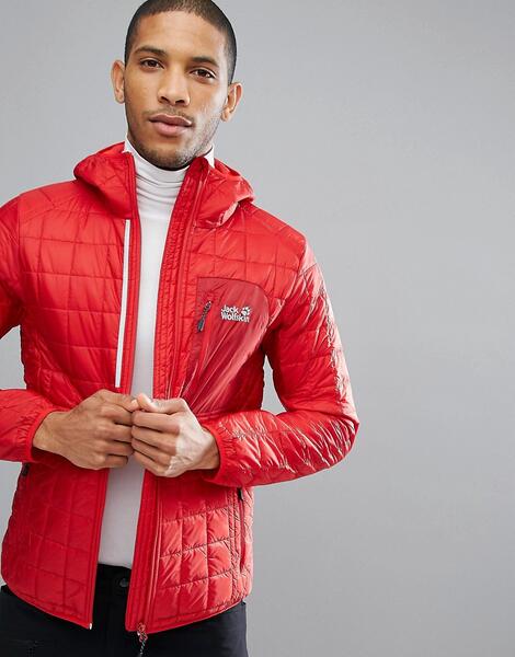 Красная стеганая куртка Jack Wolfskin Andean Peaks - Красный 1169525