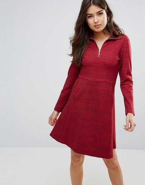 Платье на молнии Wood Wood Janet - Красный 1017304
