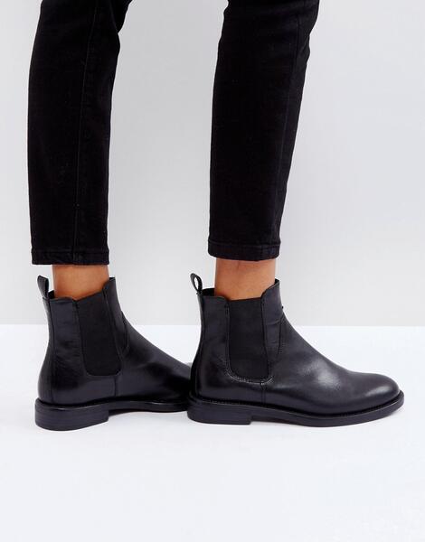 Черные кожаные ботинки челси Vagabond amina - Черный 1077867