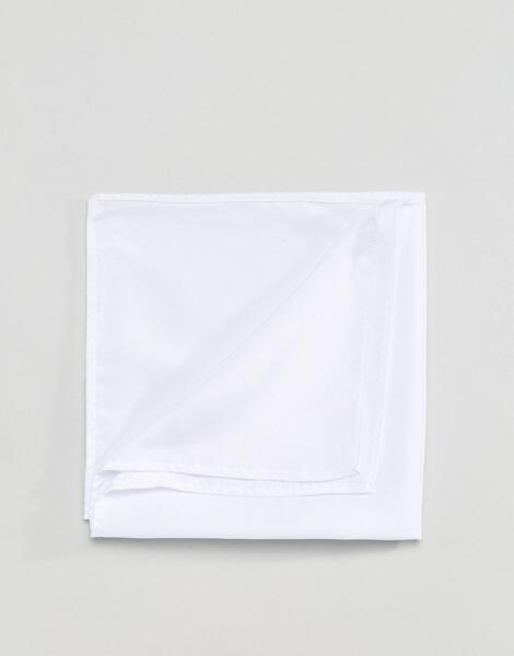 Белый платок для нагрудного кармана ASOS DESIGN - Белый 1068384