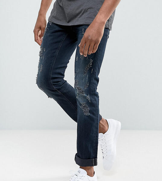 Черные рваные джинсы скинни Blend Cirrus - Черный 1126400