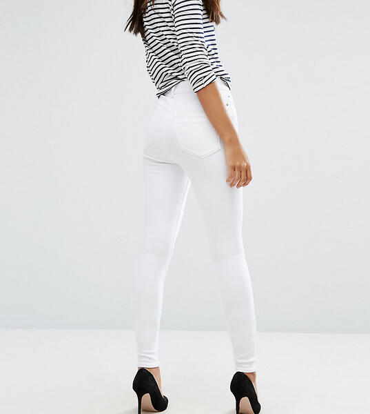 Белые джинсы скинни ASOS DESIGN Tall Ridley - Белый Asos Tall 1041050