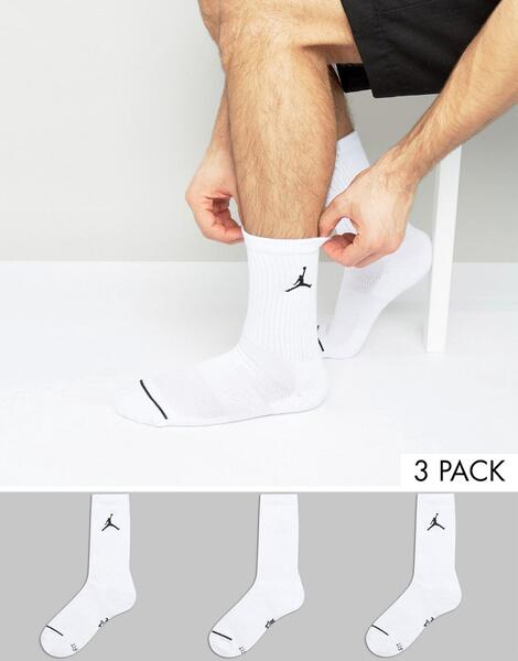 3 пары белых носков Nike Jordan sx5545-100 - Белый 925247