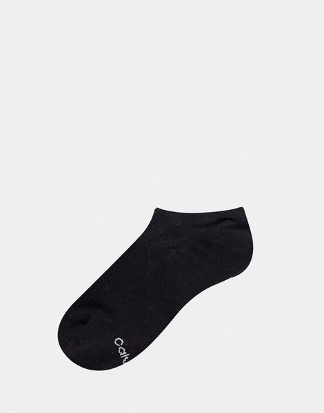 Низкие носки с логотипом в стиле ретро Calvin Klein - Черный 790923