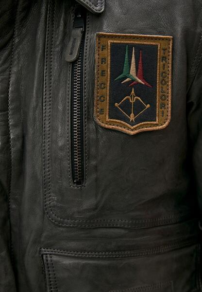 Куртка кожаная Aeronautica Militare AE003EMKCKJ6I540