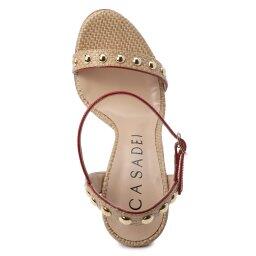 Босоножки CASADEI 1L603P100 бежевый 2327055