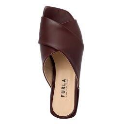 Шлепанцы FURLA FURLA CROSS MULE SANDAL T.20 бордовый 2359290