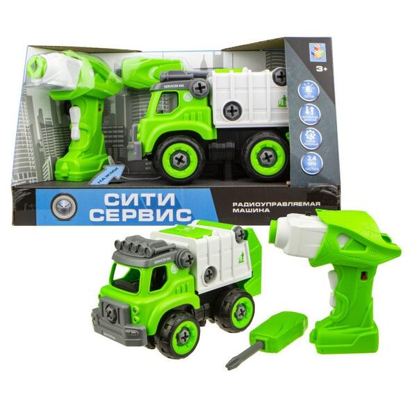 Машинка Сити-сервис экослужба на радиоуправлении 1 Toy 831775