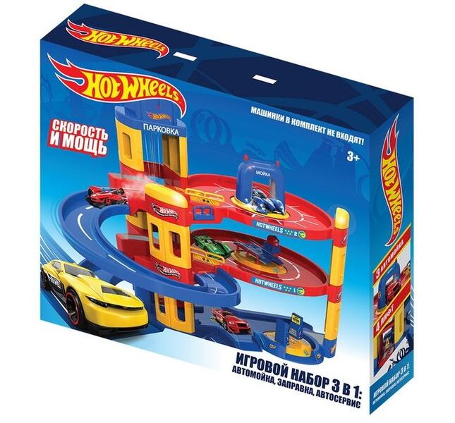 Набор парковка Hot Wheels 3 в 1 Нордпласт 389539