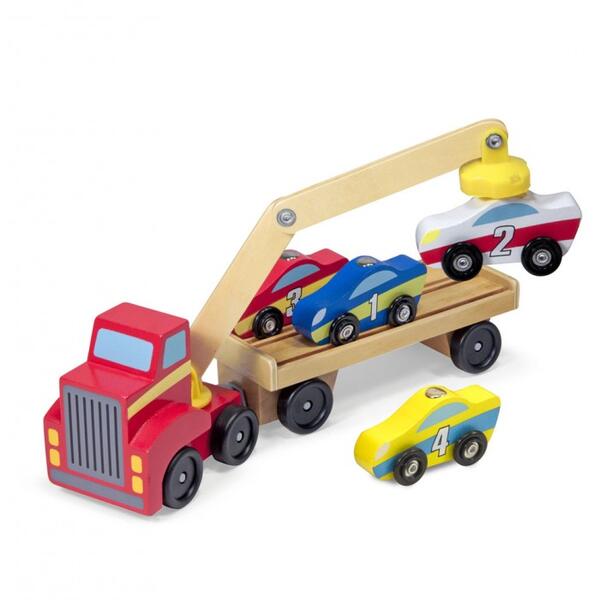 Магнитная машинка Автокран Melissa & Doug 235576