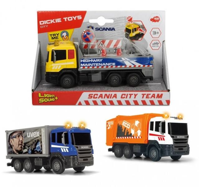 Городская техника Scania кабина die-cast 17 см Dickie 872387