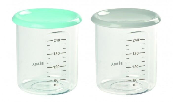 Набор контейнеров для хранения Set 2 maxi jars 2х240 мл Beaba 915083