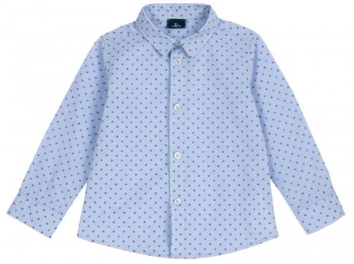 Рубашка для мальчика в мелкий ромбик Chicco 884423
