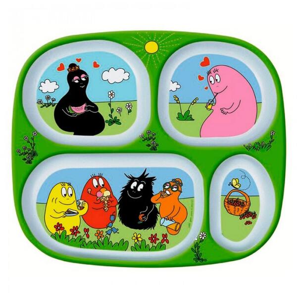 Тарелка с секциями Barbapapa BA935E Petit Jour 200352